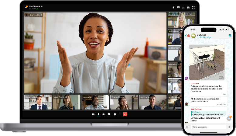 Built for defense and law enforcement — deploy a fully self-hosted platform that keeps every message, call, and file under your command!